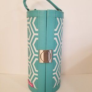 Origami Owl Mobile Jewelry Case (Travel Storage Box) in Turquoise